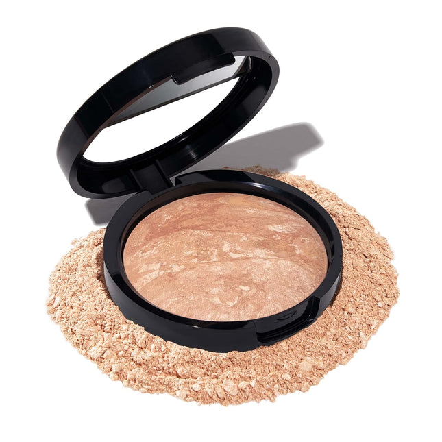 Award-Winning Baked Balance-n-Brighten Color Correcting Powder Foundation, 03 Light