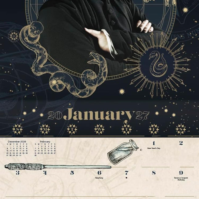2027 Wizarding World Wall Calendar