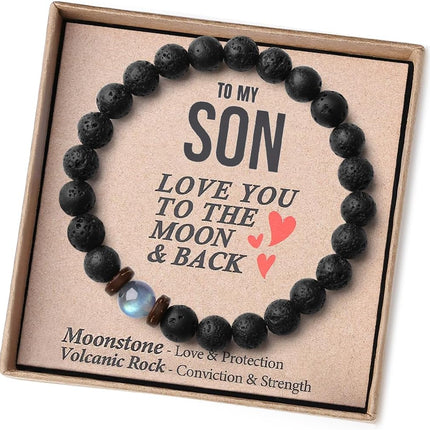 Beaded Bracelet Gift for Men, Teens and Boys