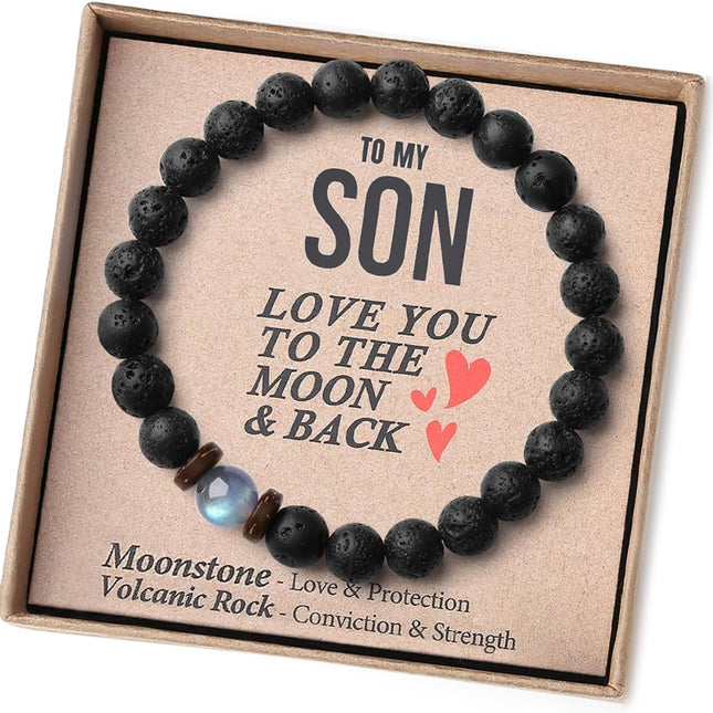 Beaded Bracelet Gift for Men, Teens and Boys