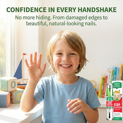 SourceToHome FuenteACasa Nail Biting Treatment for Kids, 2 in 1 Nail Biting Prevention — Home & Lifestyle