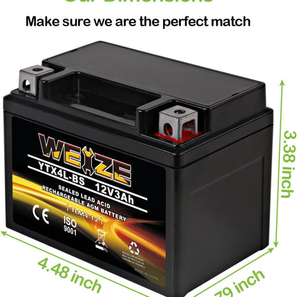 Sealed Rechargeable Motorcycle Battery