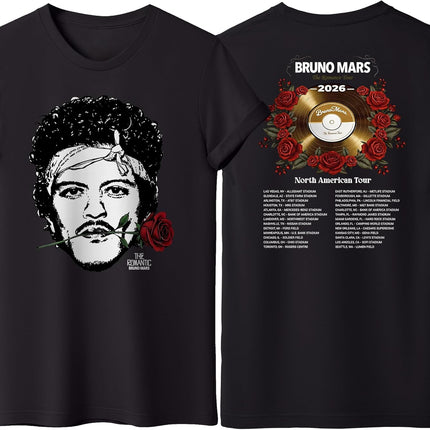 SourceToHome FuenteACasa North America Romantic Tour 2026 Tshirt, RNB Fans Graphic Shirt — Home & Lifestyle