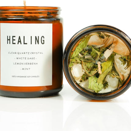 Healing Energy Candle for Soothing Aromatherapy