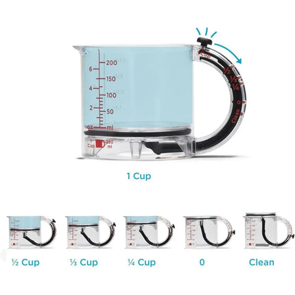 4-in-1 Easy Adjustable Measuring Cup