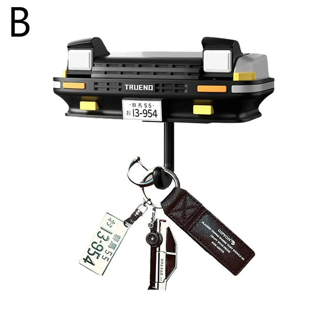 AE86 Car Key Holder lifestyle shot - perfect gift for Toyota AE86 fans