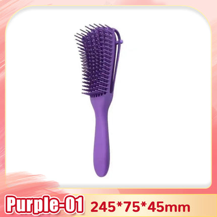 Hair detangling brush compact size perfect for travel and daily use