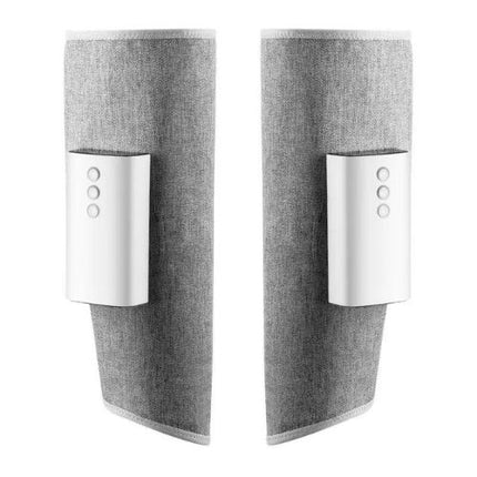 Heating leg massager packaged with accessories for gift or storage