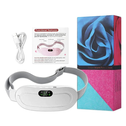USA CALI - Menstrual Heating Belt – Electric Period Pain & Cramp Relief Massager