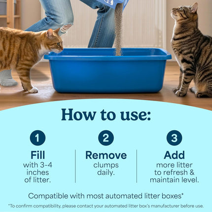 Odor Shield Multi-Cat Clumping Clay Cat Litter, Low Dust, 14 lb