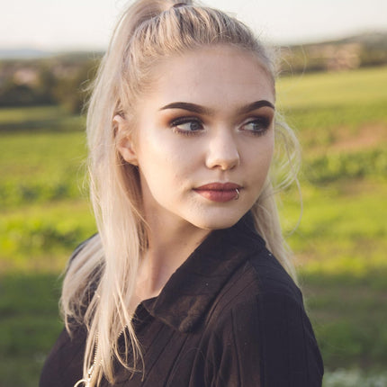 Clip-On Nose Ring Hoop Set for Nose, Septum, Lip, Helix and Cartilage Styling