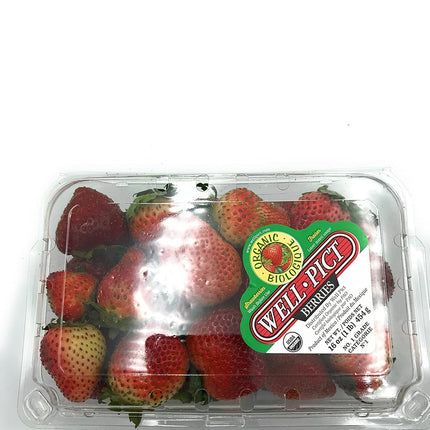 Organic Strawberries, 1 Lb