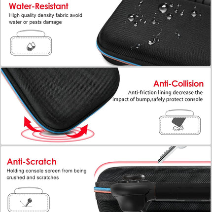 Black Hard Shell Carrying Case for 2025 Handheld Gaming Console