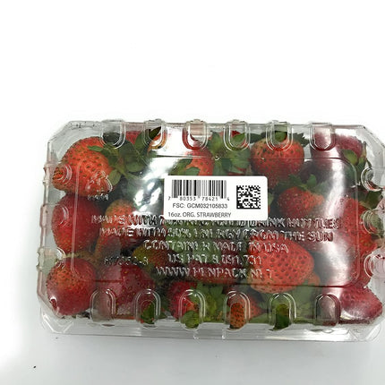 Organic Strawberries, 1 Lb