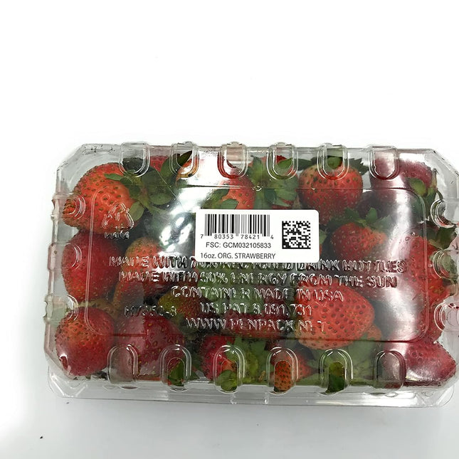 Organic Strawberries, 1 Lb