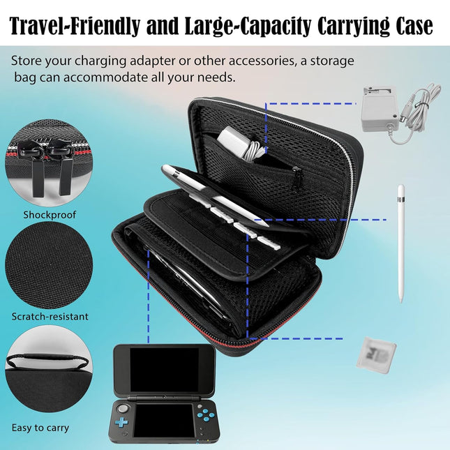 5 in 1 Accessory Kit for New 2DS XL/LL