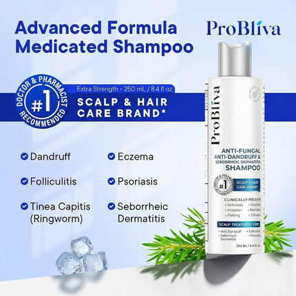 Balanced Antifungal Scalp Treatment Shampoo, 8.4 fl oz