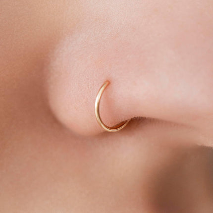 Set of 3 - Fake Clip On Nose Ring Hoop for Women - No Piercing Needed — Home & Lifestyle