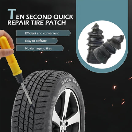 Tire Repair Rubber Nail Spiral Screw Puncture Repair Tool