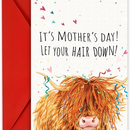 Mother's Day Floral Greeting Card for Mom