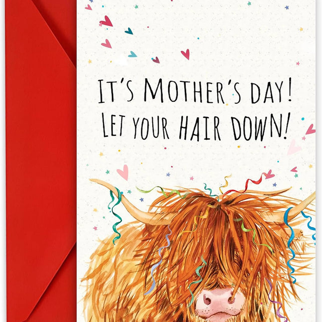 Mother's Day Floral Greeting Card for Mom