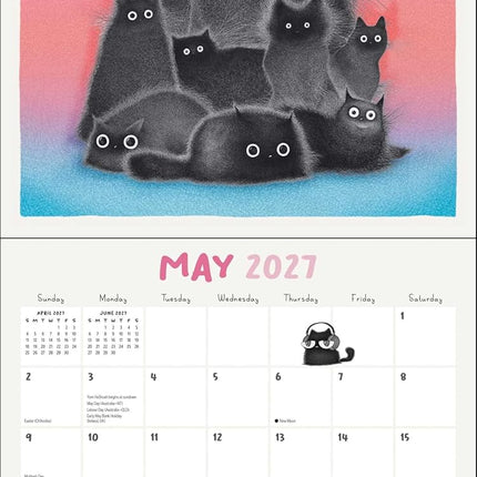 A Year of Purrs 2027 Wall Calendar