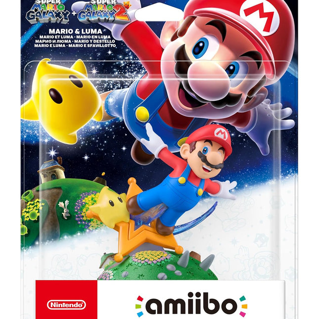 Amiibo Mario & Luma Interactive Gaming Figure