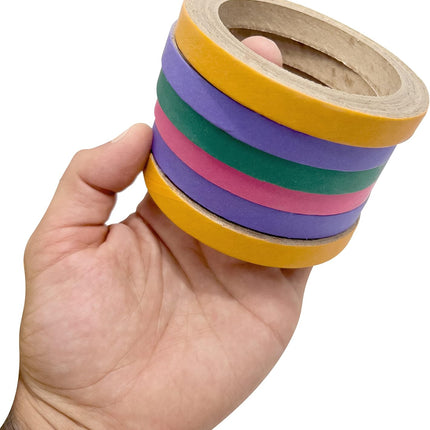 8013 Big 4 Inch Donuts Pk12 - Large Cardboard Chewable Donuts, Bright Outer Paper Strip, Many Shreddable Layers