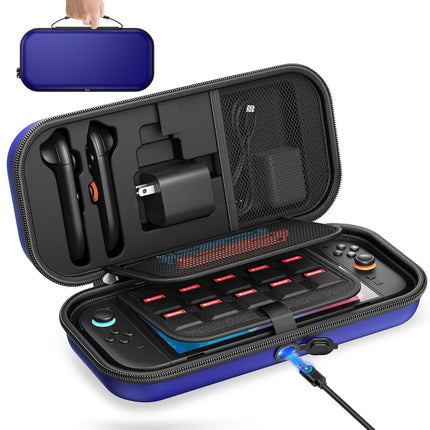 Charge-Inside Carrying Case for 2025, OLED, and Standard Game Consoles