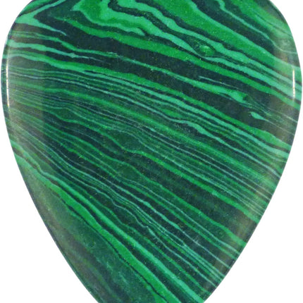 SourceToHome FuenteACasa Green Malachite Stone Guitar Or Bass Pick - 3.0 mm Ultra Heavy Gauge — Home & Lifestyle