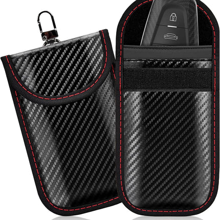 Faraday Pouch for Key Fob, 2 Pack RFID Signal Blocking Bags