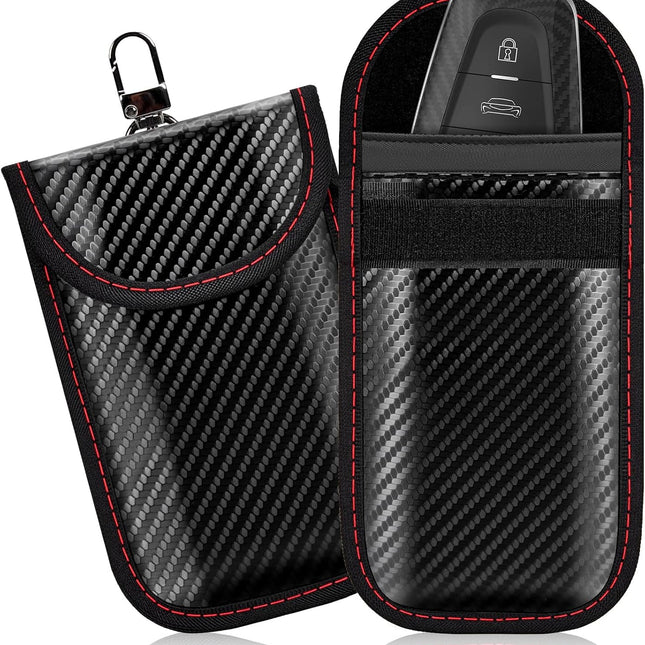 Faraday Pouch for Key Fob, 2 Pack RFID Signal Blocking Bags