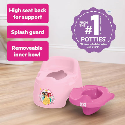 Princess-Themed Full Comfort Potty Training Toilet for Toddlers