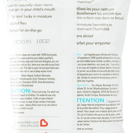 Pacifier Wipes for Baby Feeding Essentials, 36 Count