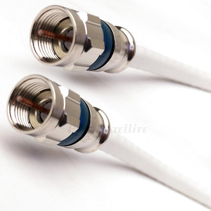 SourcetoHome 120ft PLENUM RG6 COAXIAL CABLE 3Ghz 75 Ohm UL ETL BELDEN PPC PLENUM COMPRESSION CONNECTOR CERTIFIED ANTI-STATIC NON-TOXIC SMOKELESS COMMERCIAL RATED CABLE Assembled in USA by PHAT SATELLITE INTL - General - front view