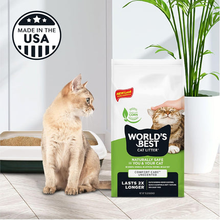 PawHaven RefugioPata WORLD'S BEST CAT LITTER Comfort Care Unscented, 8-Pounds — Pet Supplies