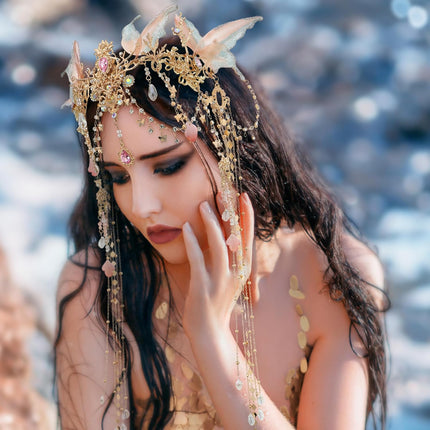 Renaissance Butterfly Elf Fairy Crown Headband