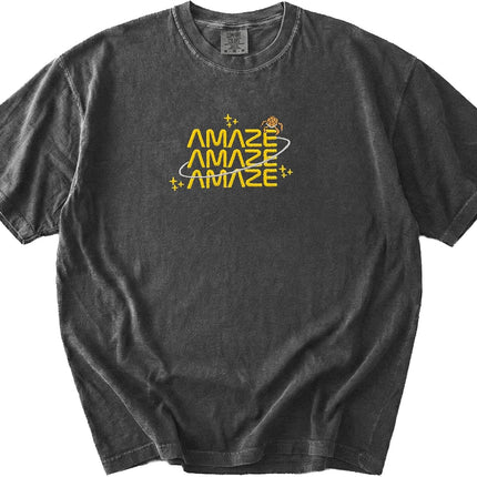 SourceToHome FuenteACasa Embroidered Amaze Amaze Amaze Shirt, Sci Fi Inspired Comfort Colors — Home & Lifestyle