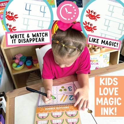 Magic Grooved Writing Practice Book for Kids Ages 3-5