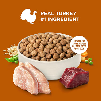 Healthy Weight Adult Dry Dog Food with Real Turkey, Brown Rice & Venison Recipe, 12 lb Bag