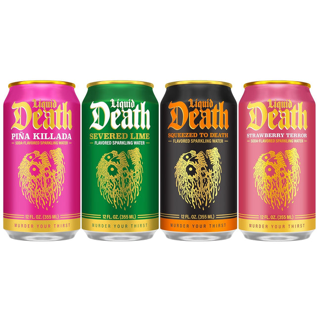 Soda-Flavored Sparkling Water Variety Pack, 12 fl oz Cans, Pack of 12