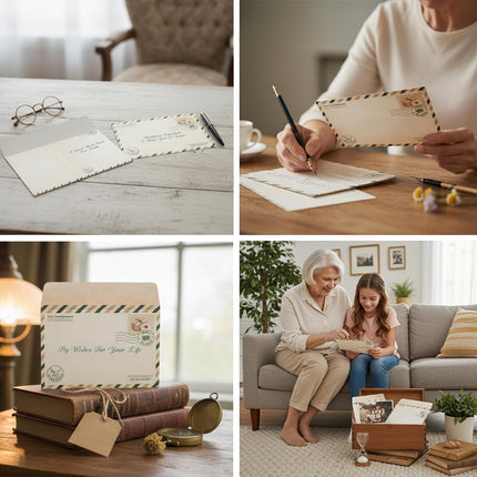 Letters to My Grandchild: 12 Prompted Letters with Envelopes
