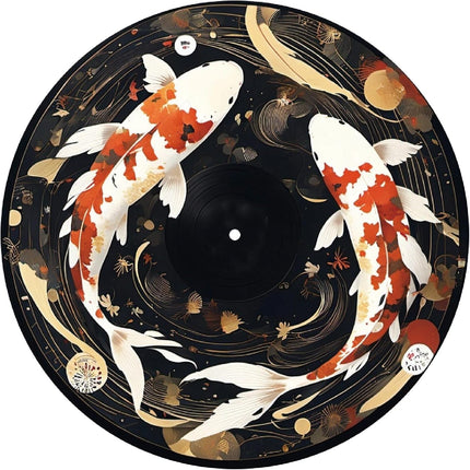 12-Inch Fish Felt Turntable Mat for Home Record Players