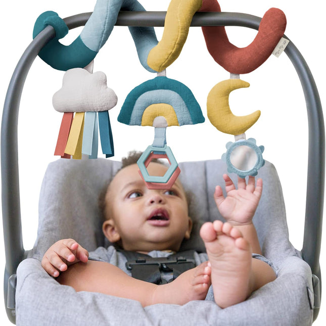 Rainbow Spiral Car Seat & Stroller Activity Toy