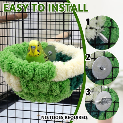 TerraBound TierraRumbo Bird Nest for Cage Small Breeding Bed Bird Hanging Hammock — Outdoor & Adventure