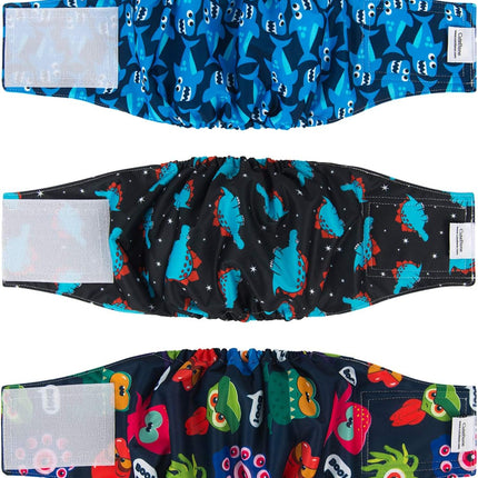 Dog Belly Bands for Male Dogs - Washable Wrap Diapers DM07S