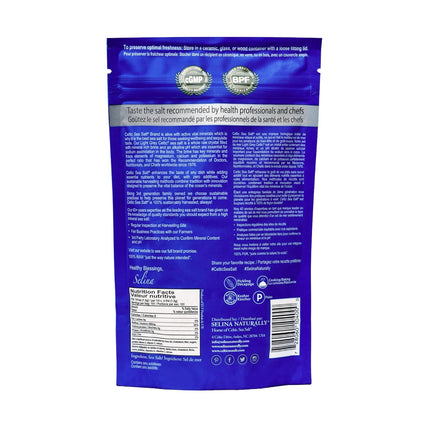 Light Grey Coarse Sea Salt, 1 lb Resealable Bag