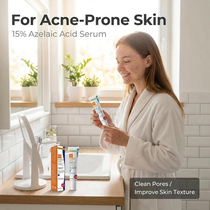 GlowEssence EsenciaLuz Azelaic Acid Serum for Acne-Prone Skin and Skin with Acne Concerns — Beauty & Self-Care
