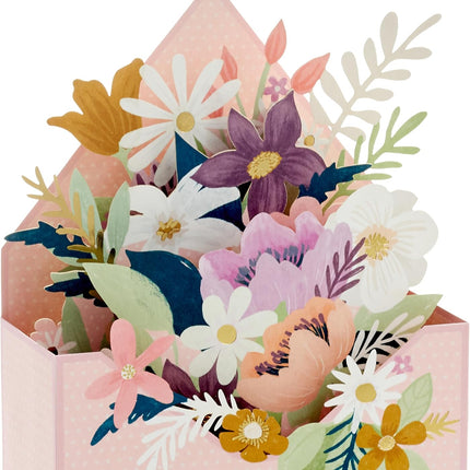 Paper Wonder Mother's Day Pop Up Card (Floral Envelope) for Grandma — Home & Lifestyle