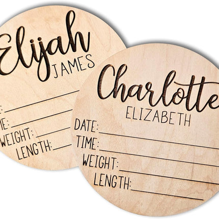 LittleNest NidoPequeño Name Sign, Birth Announcement Sign for Hospital, newborn essentials — Baby & Toddler
